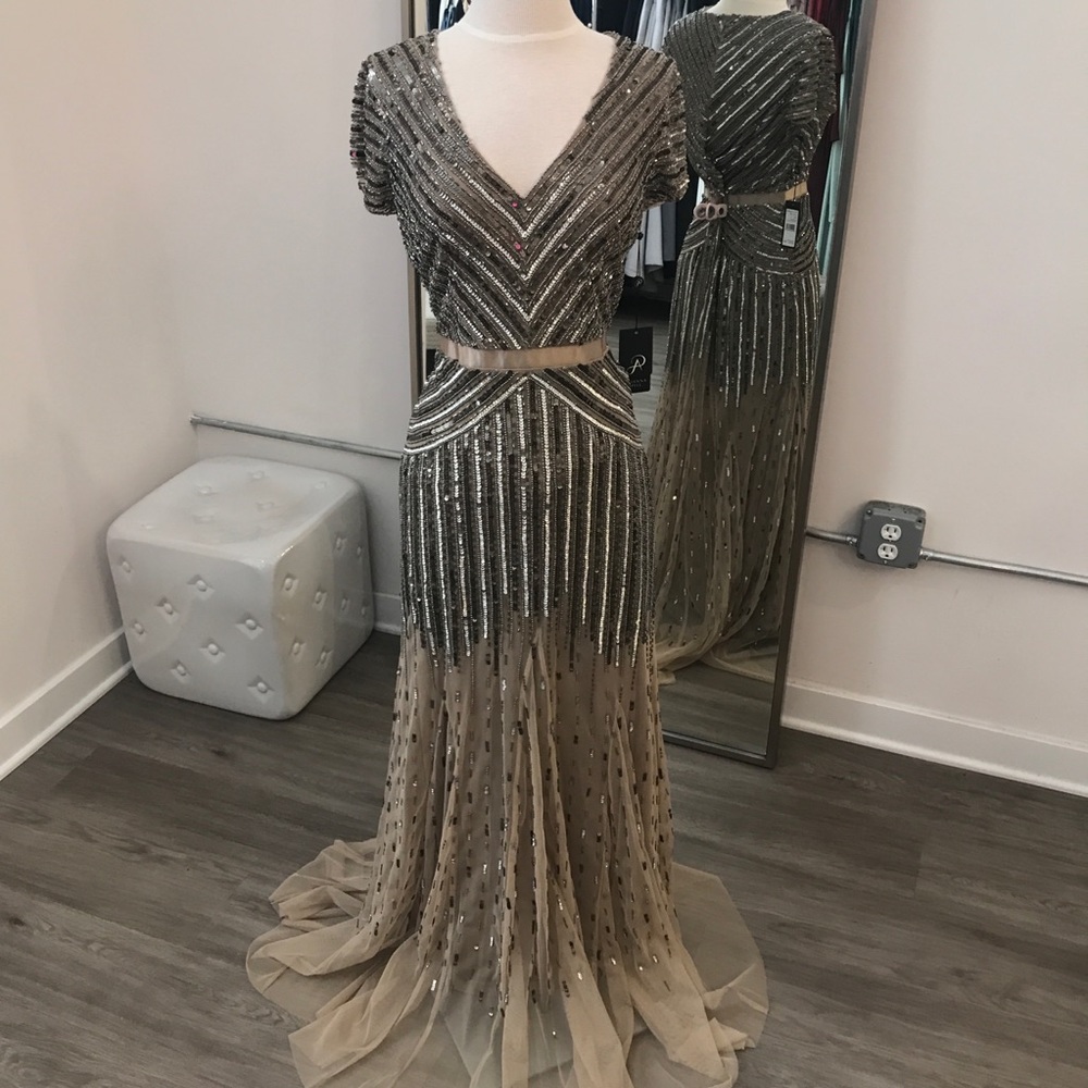 Adrianna Papell Beaded Gown